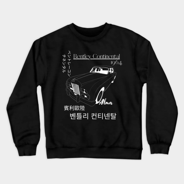 Bentley Continental 1 Crewneck Sweatshirt by Panthox